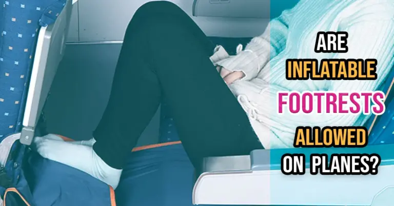 Are Inflatable Footrests Allowed on Planes
