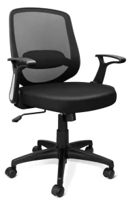 KOLLIEE Mid Back Mesh Office Chair - Swivel Comfort Delight