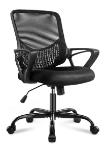 Mid Back Ergonomic Mesh Office Chair - The Stylish Support You Deserve